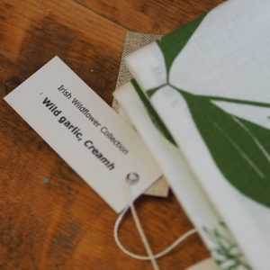 WILD GARLIC - 100% IRISH LINEN TEA TOWEL