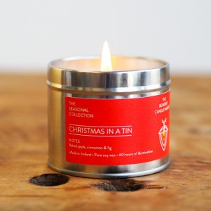 Christmas in a Tin Scented Candle | The Bearded Candle Makers