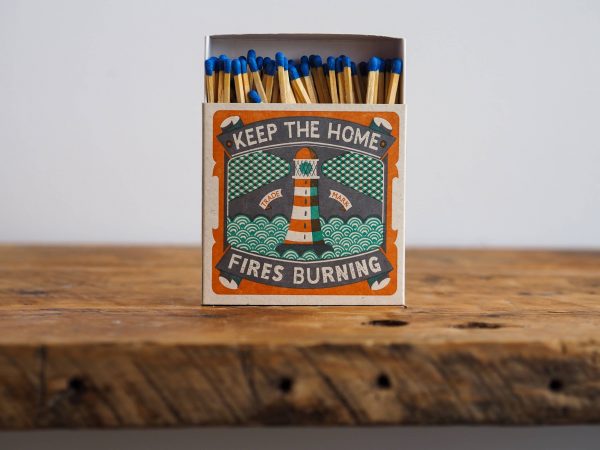 HOME FIRES - Letterpress luxury matches by Archivist