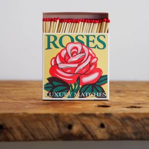 Red Rose - Letterpress luxury matches by Archivist