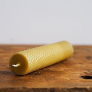 Large Beeswax Hand Rolled Candle (Yellow) | The Bearded Candle Makers