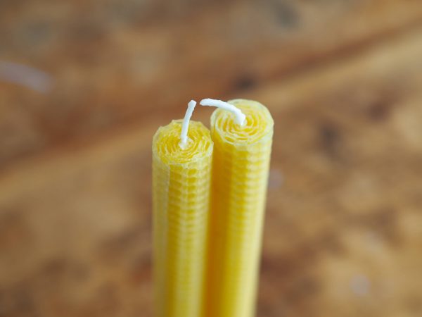 BEESWAX ALL NATURAL HAND ROLLED CANDLES 