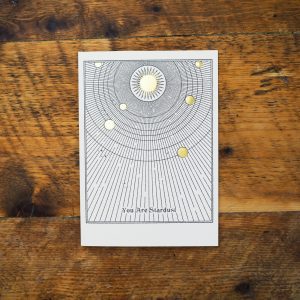 You Are Stardust - Archivist Letter Press Card