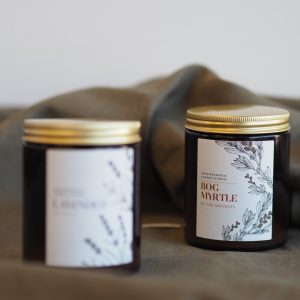 Irish Botanical Candle Studios Bog Myrtle of the Mournes Candle | The Bearded Candle Makers