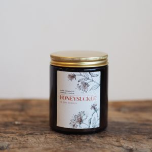 Irish Botanical Honeysuckle Scented Candle | The Bearded Candle Makers