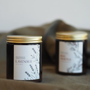 Irish Botanical Lavender Soy Candle | The Bearded Candle Makers