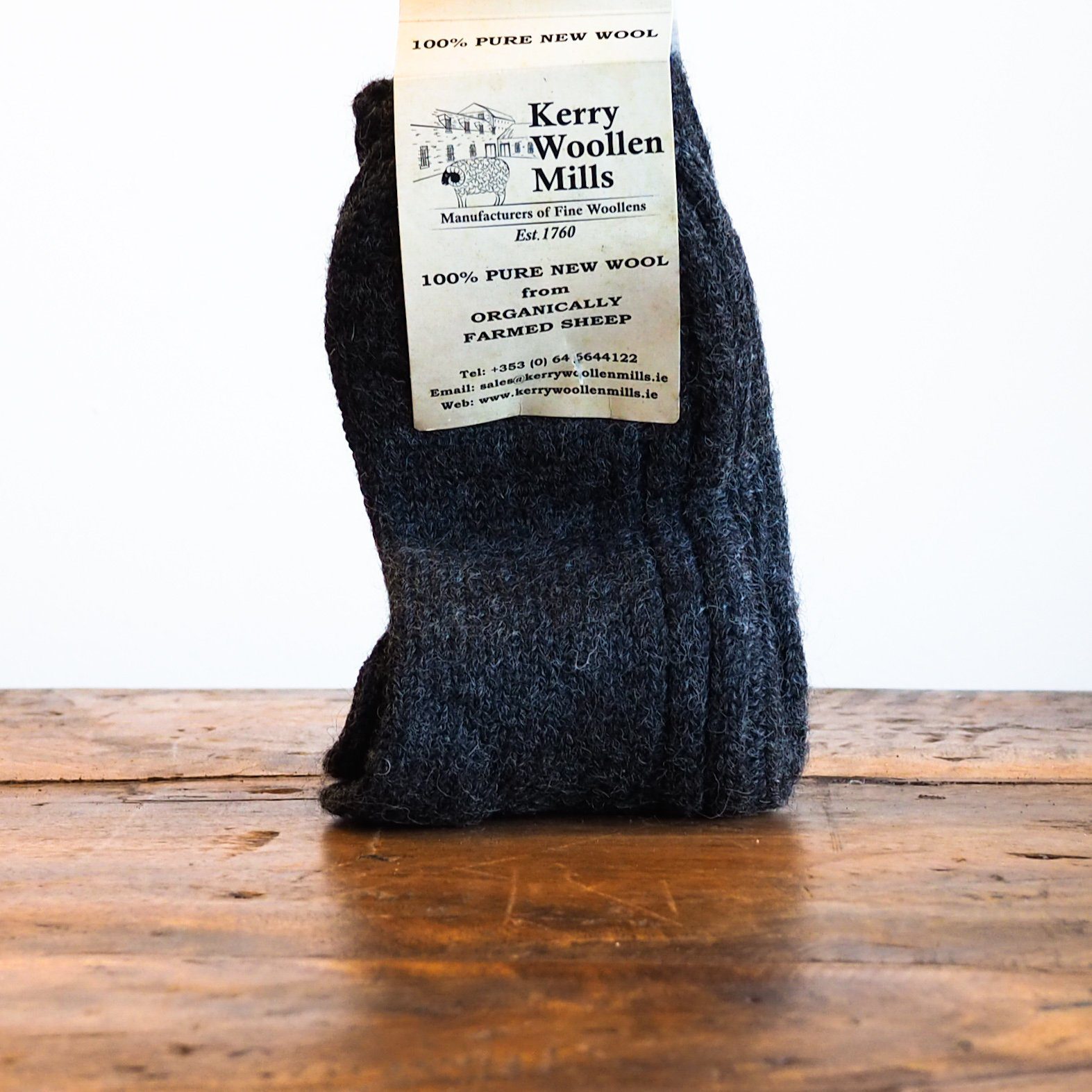 Kerry Woollen Mills Organic Wool Socks 人気商品の - ソックス
