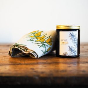 Irish Botanical Gorse Scented Candle Gift Box | The Bearded Candle Makers