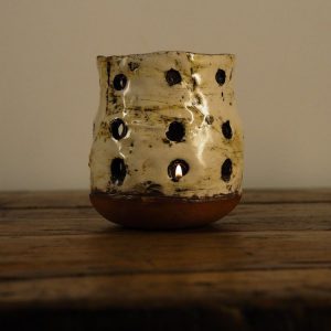 Dee Quinn Ceramic Tea Light Holder | The Bearded Candle Makers