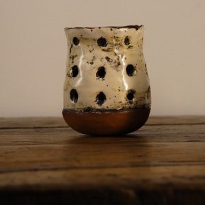 Dee Quinn Ceramic Handmade Tea Light Holder | The Bearded Candle Makers