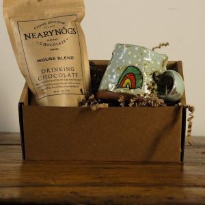 Drinking Chocolate & Mug Gift Box Nearynogs Drinking Chocolate and Rainbox Mug Hug in a Box Gift Box | The Bearded Candle Makers