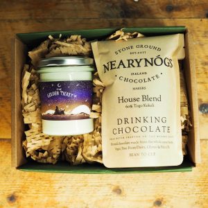 ALL ABOUT THE CHOCOLATE - CANDLE & DRINKING CHOCOLATE GIFT BOX