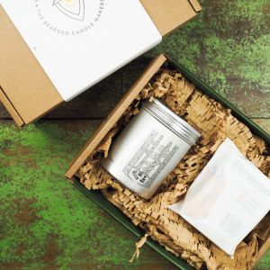 Camp fire candle gift box